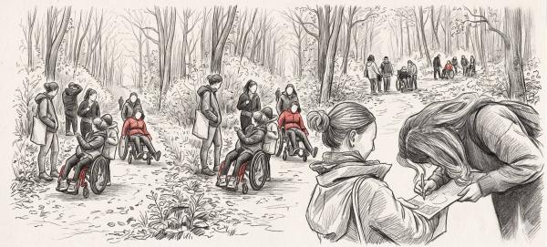 🌲 ÉLMÉNY: Tavaszi ébredés és csendterápia Pannonhalmán – Adaptált erdőfürdő az „Egy a világunk” Alapítvánnyal